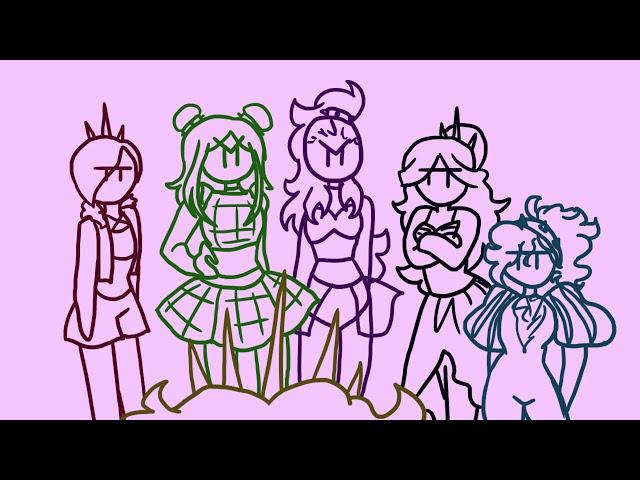 Six the musical- Queen fight scene animatic