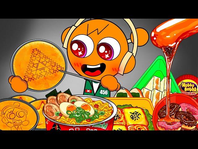 Incredibox Sprunki Plays Squid Game Dalgona Candy | ASMR MUKBANG ANIMATION