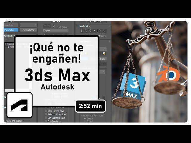 La VERDAD que NADIE te cuenta. Autodesk 3DS MAX o BLENDER.