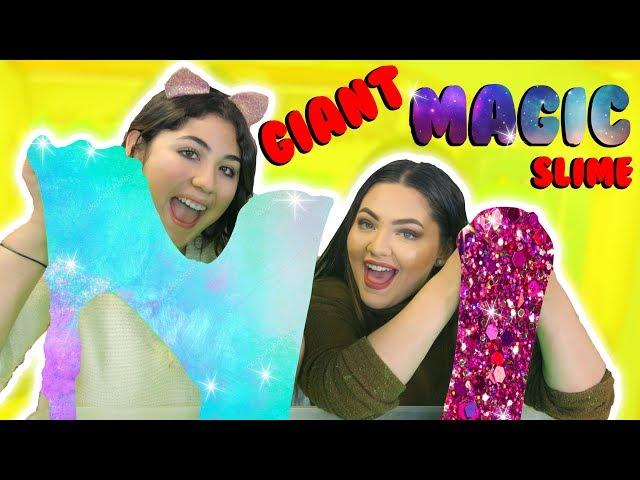 DIY GIANT MAGIC SLIME | Making a giant green magic slime A.K.A. green screen | Slimeatory #164