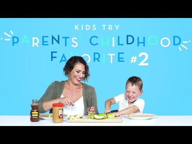 Kids Try Their Parents' Favorite Childhood Foods Part 2 | Kids Try | HiHo Kids