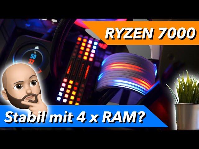 4 x RAM Module 6000 MHz auf RYZEN 7000 stabil im Memtest?