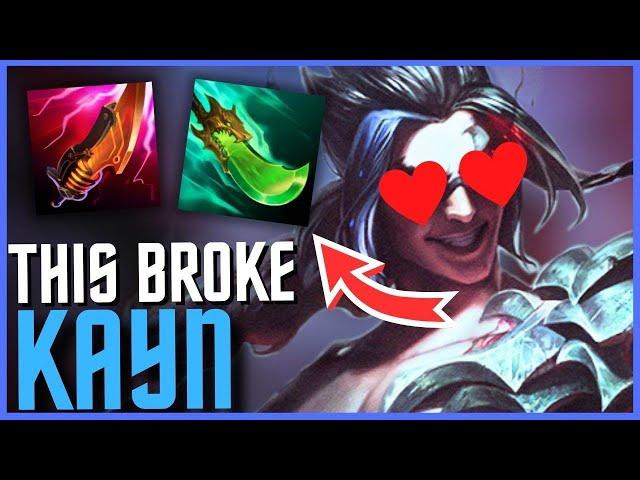 RIOT BROKE KAYN WITH THIS ITEM COMBO... (IT WAS MADE FOR KAYN)