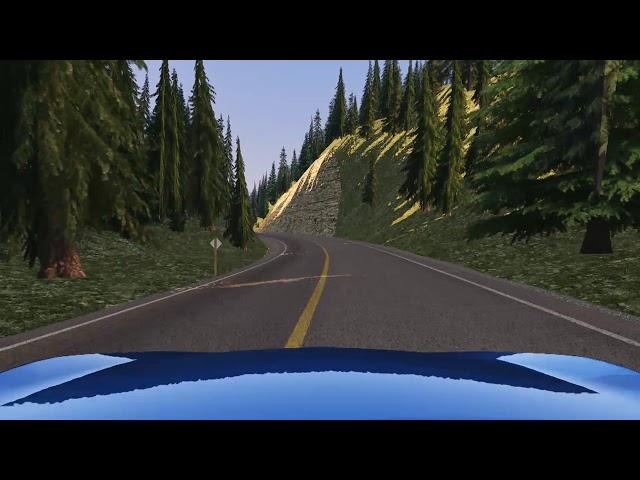 Lake Louise Downhill Touge Run! - Assetto Corsa