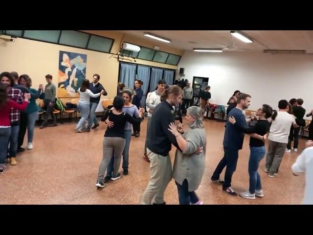 Tango lesson in Bologna. Cacu Lucero. 2022