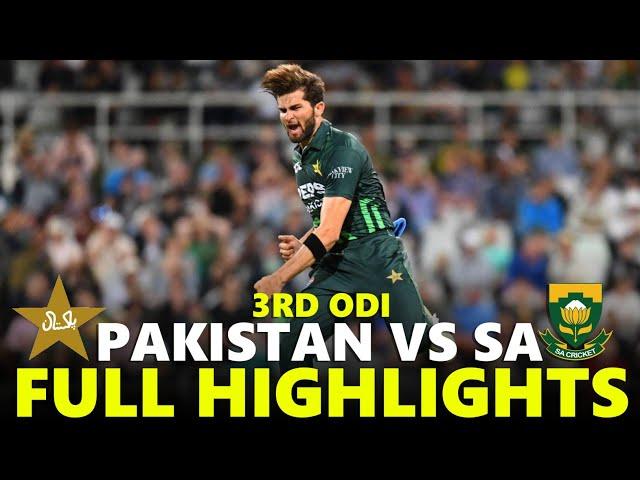 Pakistan vs South Africa Full Highlights 3rd ODI 2024 | PAK VS SA