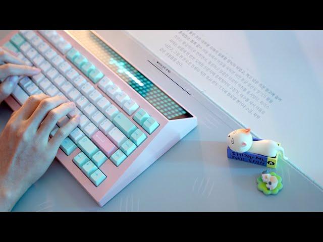 CYBERBOARD R3 1 Hour Keyboard Typing Sounds ASMR (No music, No mid-roll ads)