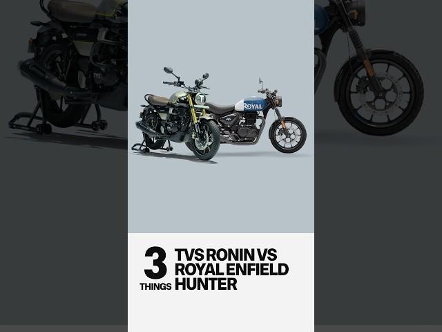 TVS Ronin vs Royal Enfield Hunter? | TVS Ronin FAQ #8