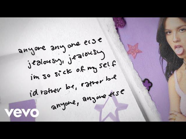 Olivia Rodrigo - jealousy, jealousy (Lyric Video)
