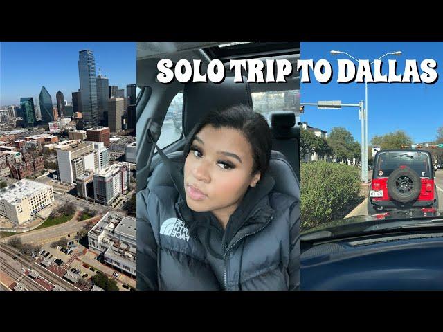 SOLO TRIP TO DALLAS! I WASN’T READY!  VIEWS OF DALLAS + FINE DINING + SHOPPING + MORE! TRAVEL VLOG