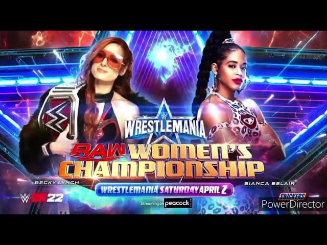 WWE WrestleMania 38 Official and Full Match Cards