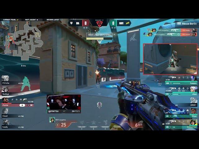 NaVi suygetsu with the Ace vs Giants Gaming | VCT EMEA