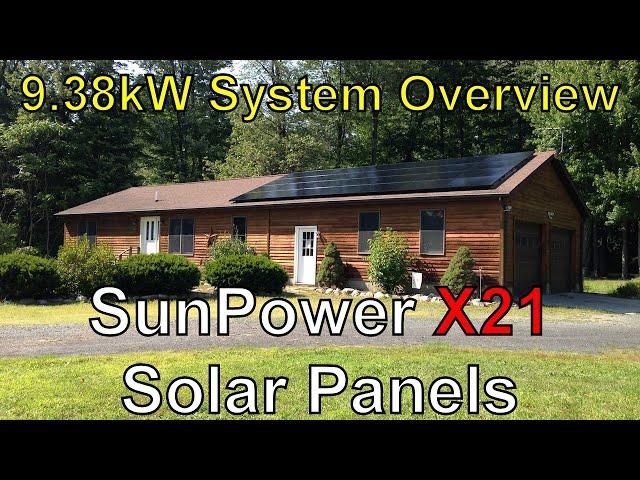 SunPower X21 9kW PV Solar Panels