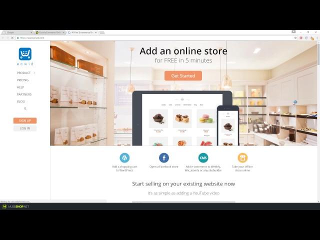 Ecwid eCommerce Online Shop for Adobe Muse CC Responsive | Widget Tutorial | MuseShop.net