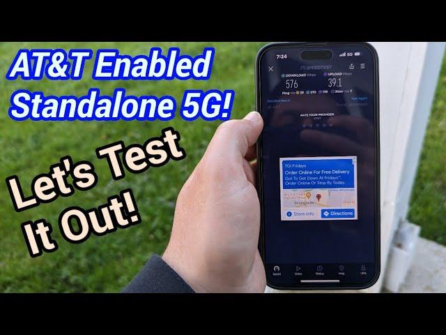 Big AT&T Network Update: Standalone 5G Active | 5G+ C Band DoD N77