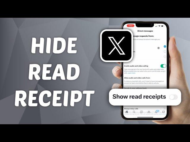 How to Hide Read Receipt on X (Twitter)