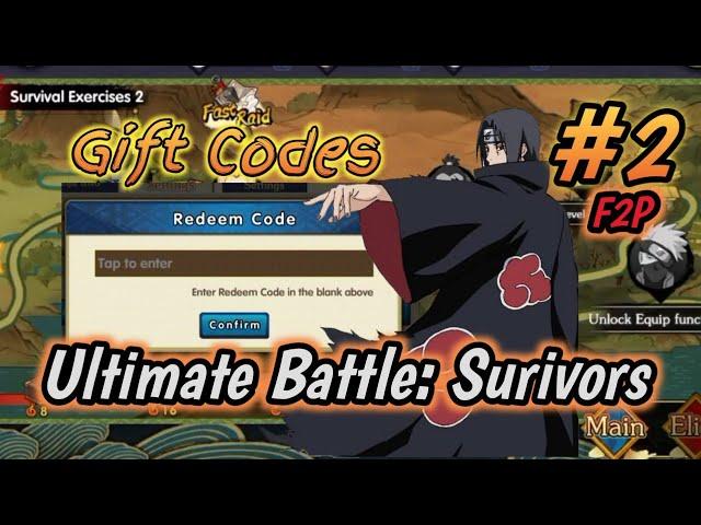 Gift Codes!! • Survival Exercises 2 | Ultimate Battle: Survivors F2P #2