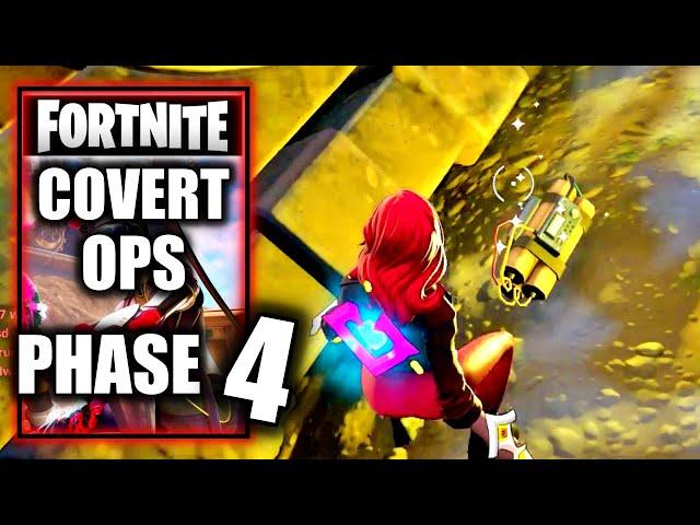 Covert Ops Phase 4 - Plant Timed Explosives at the Fortress - Fortnite Season Week 6 Quest