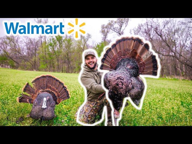 Epic WALMART Turkey Hunting CHALLENGE!!! (Catch Clean Cook)