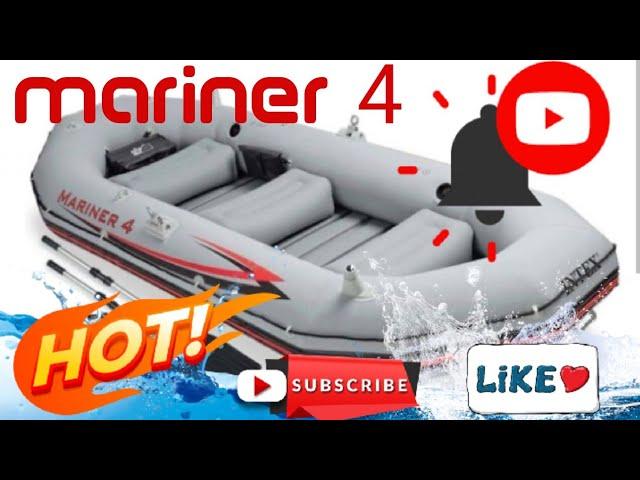 INTEX MARINER 4 inflatable boat unboxing