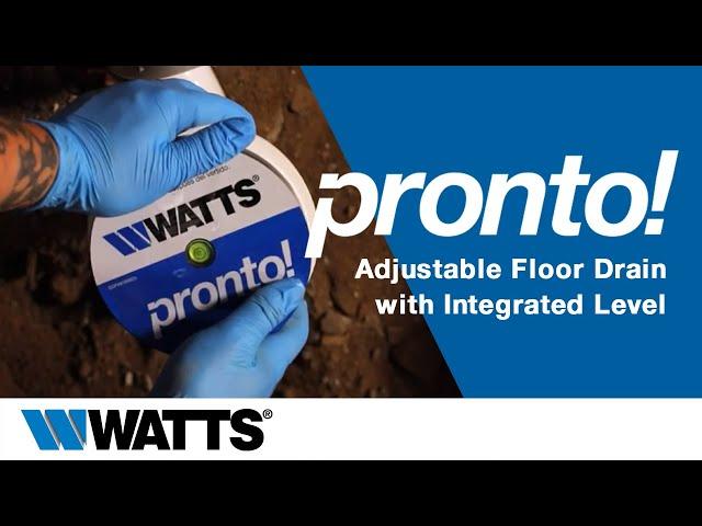 Pronto! Adjustable Floor Drain from Watts