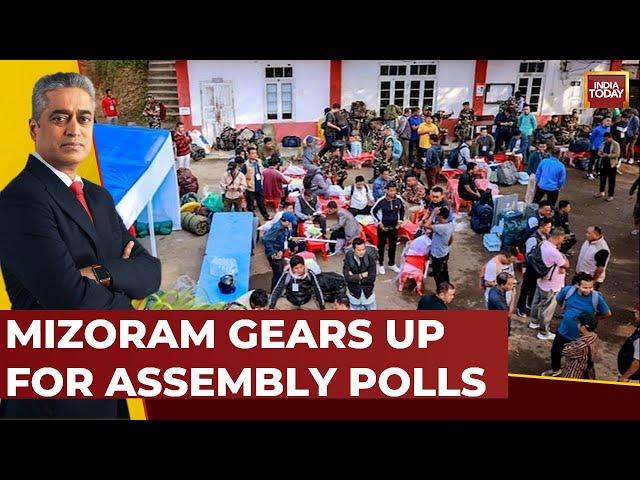 Voting For 40 Seats In Mizoram Assembly Elections | Chhattisgarh Assembly Election 2023