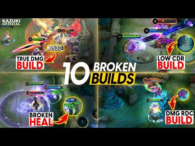 10 BROKEN BUILDS to ABUSE in the CURRENT PATCH