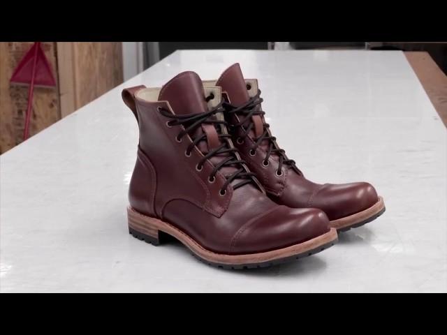 Shoe making | HANDMADE |  hand welted and partly wood pegged working boots