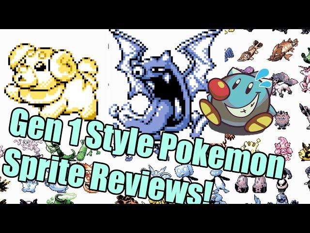 Funny Gen 1-Style Pokemon Sprite Reviews by Transecat | SerTapTap Reacts