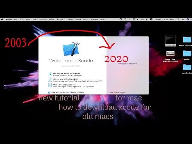 How To Download Xcode for  Old And New Macs (2003-2020)