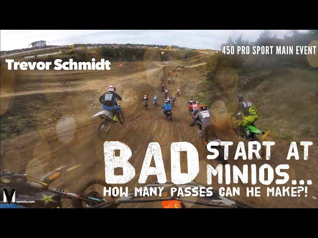 How many passes can Trevor Schmidt make in 20 minutes?! - 450 Pro Sport Main Event - MiniOs 2020