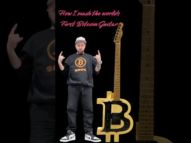 Epic DIY: Crafting a 3D Printed Bitcoin Black & Gold Telecaster! 