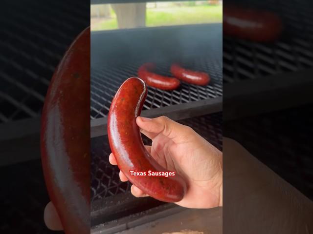 Texas Sausages #bbq #sausages #brisket #bbqlovers #food #texas