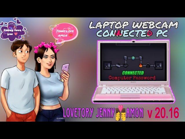 How to connect Jenny's laptop with Anon pc | Summertime saga Jenny's laptop password | Android Game