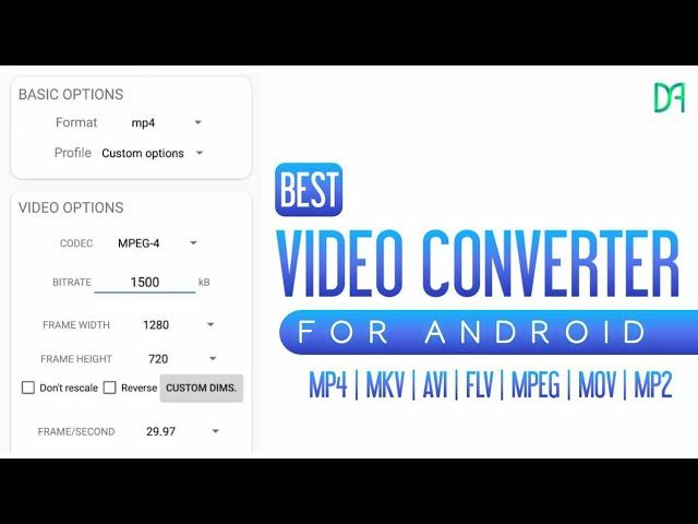 Convert video to any format/mkv,mp4,mp3,avi/IN ANDROID Mobile|by THAMEEM