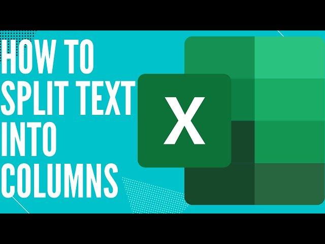 How to split text into columns using the delimiter function in excel