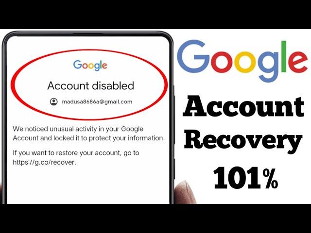 Account disabled gmail || google account recovery || email recovery problem || Ehsan Tech