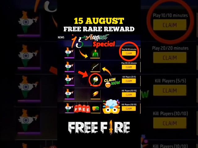 15 august event free fire  | Free fire 15 august event | #freefire #trending #shorts