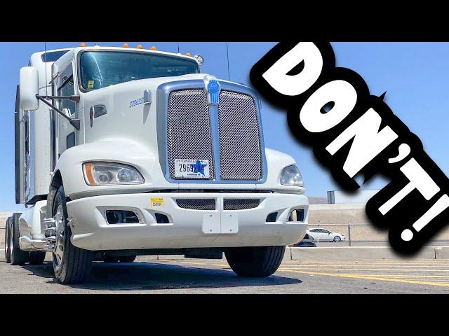 New Truck Drivers AVOID THESE!!