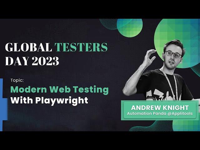 Learn Modern Web Testing with Playwright by Andrew Knight