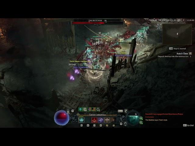 Diablo IV - Minion Necro - Butcher Kill