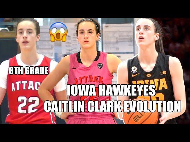 IOWA HAWKEYES CAITLIN CLARK THROUGH THE YEARS!! 8th Grade to College Star!