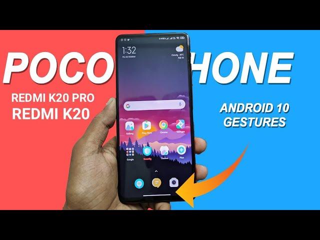 Enable Android 10 Navigation Bar Gesture for Poco Launcher ft. Redmi K20 Pro
