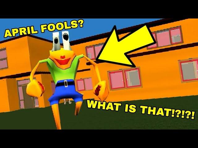 CRABS SPONGE NEIGHBOR APRIL FOOLS UPDATE!?