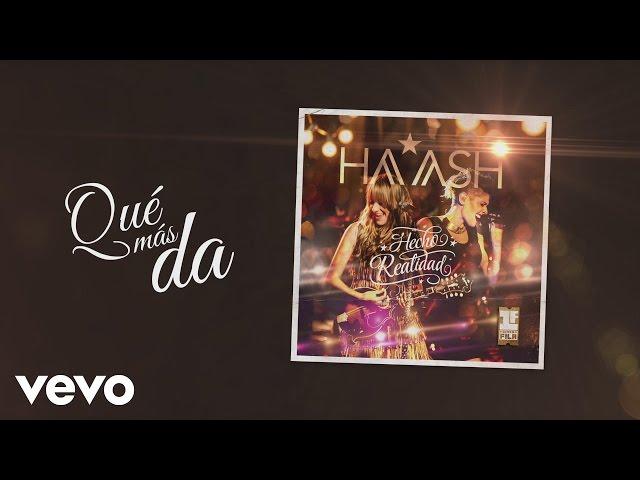 HA-ASH - Qué Más Da (Cover Audio) ft. Joy Huerta, Julio Ramírez