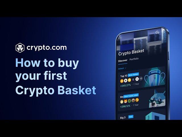 Learn How to Purchase Crypto Baskets in the Crypto.com App