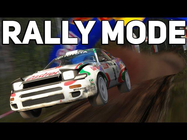 How To Use The NEW RALLY MODE In Assetto Corsa!!