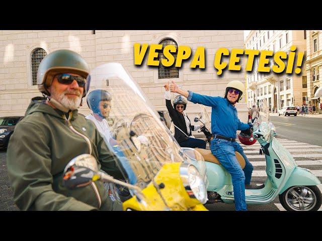 İtalya Roma'da Vespa Sürmek! | 24 Saat Boyunca Eğlendik