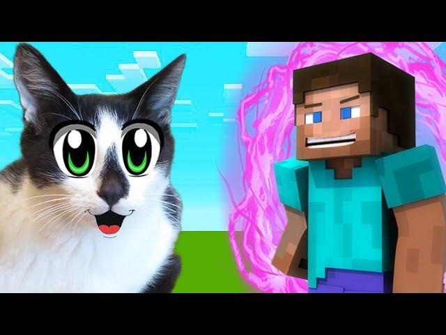 RABBIT BUFFY AND THE PORTAL IN MINECRAFT ! CHALLENGE FIND A CREEPER! MINECRAFT in real life