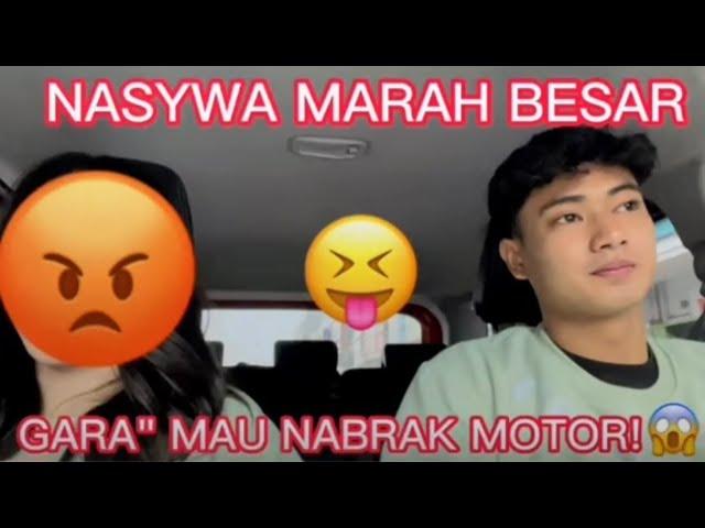 LULI ALDIAN NABRAK MOTOR!!! NASYWA MARAH BESAR?